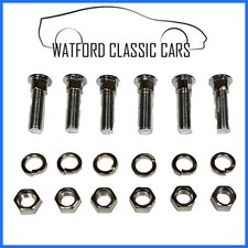 Mgb chrome bumper coach bolts - mgb,
