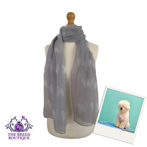 Bichon frise scarf - frise,