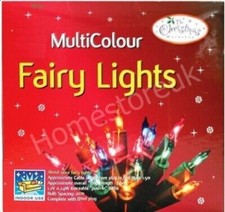 Clear multi colour xmas - /,