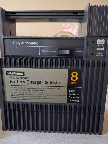 Halfords battery charger - battery,