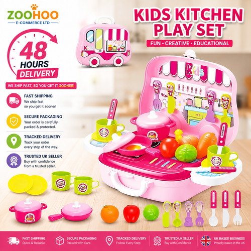 Kids pink kitchen - kitchen, pretend