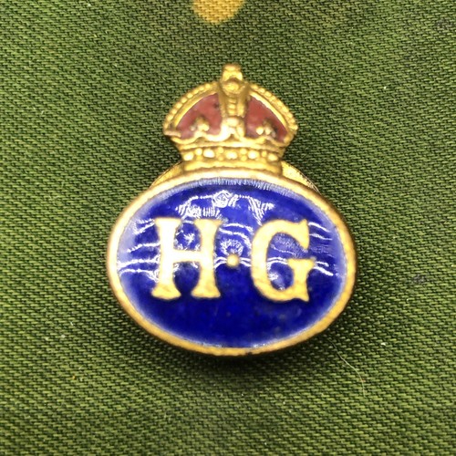 Home guard lapel pin - hg,
