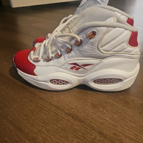 Reebok question mid red - reebok, toe
