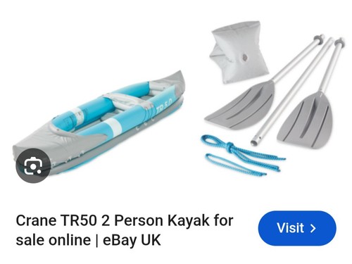 Crane inflatable double - double, kayak