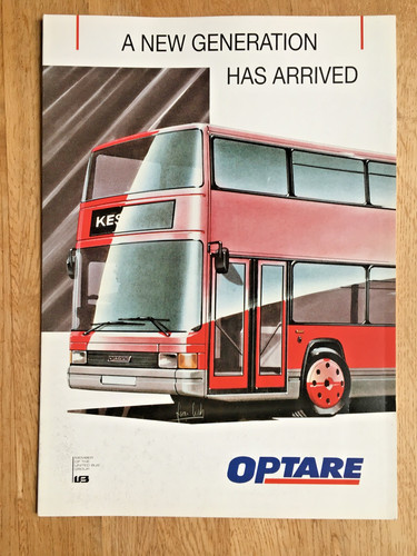 Optare bus sales - bus, brochure: