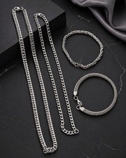 Unisex Silver Plated Bracelets