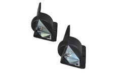 Recessed Cabinet Castor Wheels Supplied in Pack of 2 Black 40mm Wheel