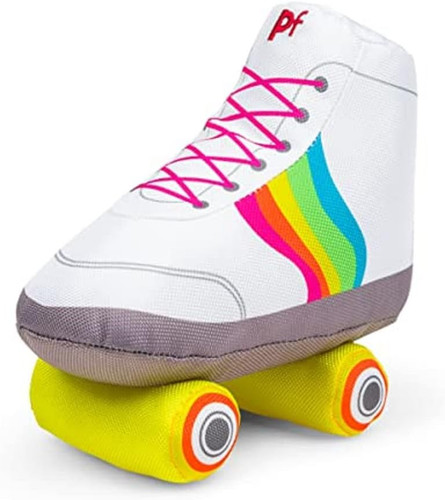 Retro roller boot plush dog - boot,