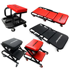Mechanics Creeper Trolley Stool Wheels Workshop Padded Car Workshop Seat