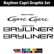 Classic Bayliner Capri Decals