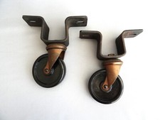 Pair of Vintage Castors by