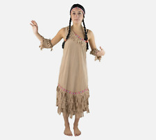 Carnival Female Native American Indian 2 Generic Fancy Dress Costume Size S