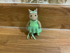 Sylvanian families beautiful Angelina ballerina Alice with green tutu immaculate