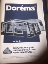 Dorema caravan awning that fits a Pageant Imperial two berth caravan size
