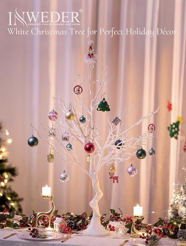 White twig tree artificial - white,