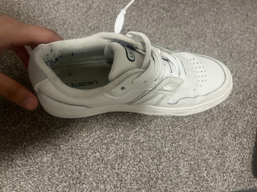 Lacoste white lace low top - lacoste,