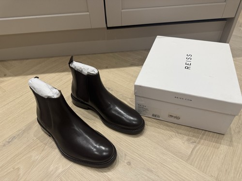 Reiss renor leather brown - renor,