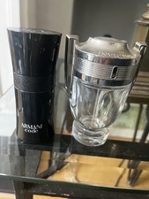 2 Men's Aftershave Bottles Armani Code And Invites