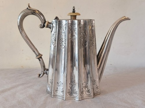 Vintage silver plated tea pot - vintage,