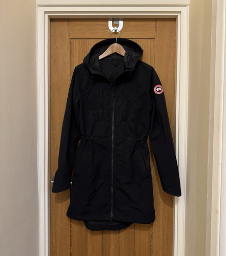 Canada goose black parka coat - goose,