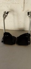 Grey Wheelchair Footrests Feet In Used Condition