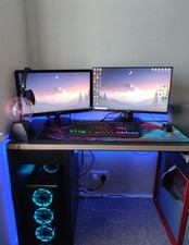 Gaming PC Setup – GTX 1660 Super, i5, 16GB RAM, 144Hz Dell Monitor