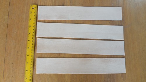 Kangaroo skin leather strips - kangaroo,