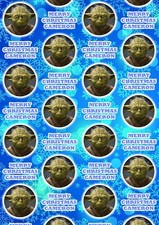 YODA Personalised Christmas Gift Wrap - Star Wars Wrapping Paper - Baby Yoda