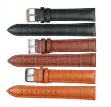 EXTRA LONG LEATHER WATCH STRAP  UP TO 240MM 9.5 INCHES WRIST 18MM 20MM 22MM XL