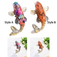 6cm Glass Carp Fish Figurine