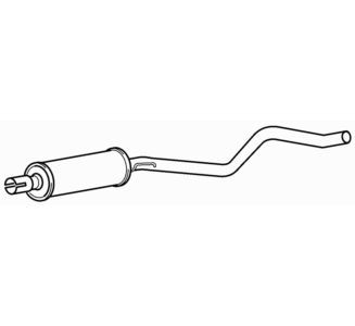 Quality centre exhaust middle - quality,