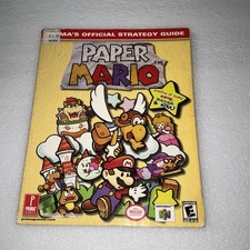 Paper Mario Prima's Official Strategy Guide Acceptable Used Rare Variant N64