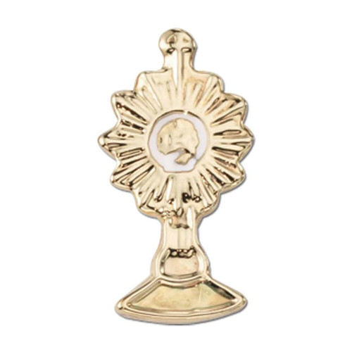 Small gold plate - gold, monstrance