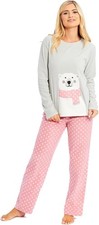 Ladies Womens Pyjama Set Polar