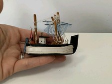 Vintage wooden model fishing - vintage,