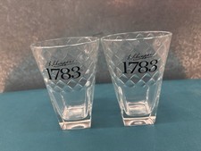 2 X Schweppes 1783 Glasses 5.5