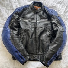 Ixon Titan Armored Motorcycle Leather Jacket Size M Biker - See Discription