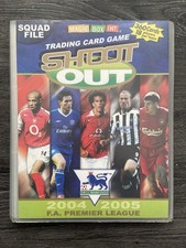 100% Complete Binder Album. 360/360 Cards - Shoot Out 2004-05 Squad File