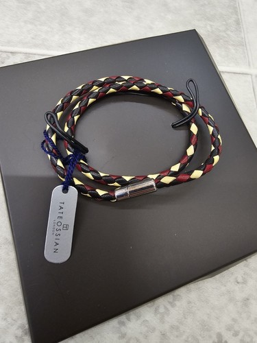 Tateossian leather sterling - leather, &