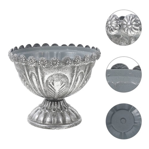 Creative iron flowerpot golden - flowerpot,