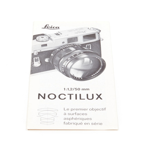 Leitz 50mm noctilux - leitz,