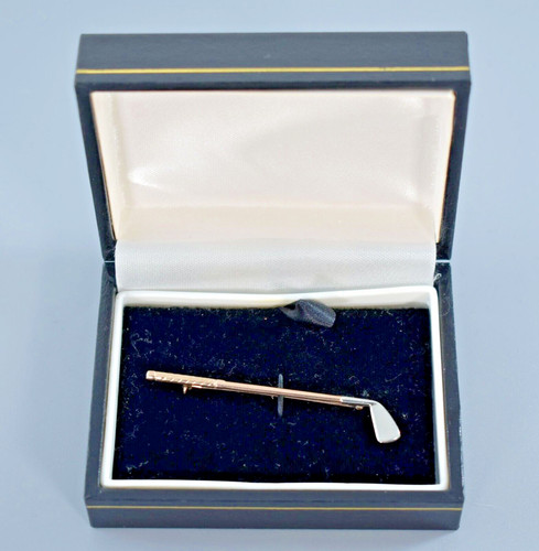 Vintage 9ct gold golf - vintage,