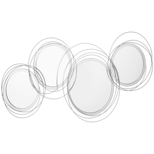 Homcom modern metal wall art - homcom,