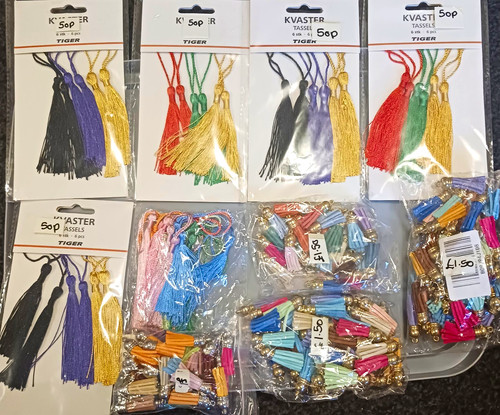 Kvaster tiger sewing tassels - tiger,