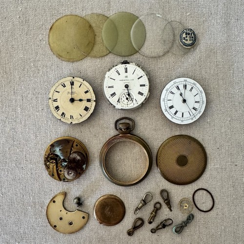 Vintage pocket watch parts - pocket,