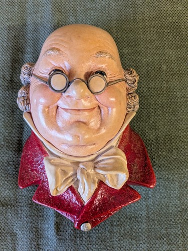 Bossons chalkware head - chalkware,