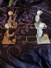 Morph & Chas Shelve Bookends