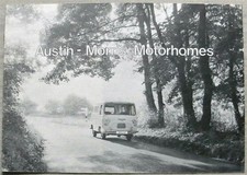 AUSTIN MORRIS 180 J4 MIRAGE & MISTRAL MOTORHOMES Sales Brochure c1968
