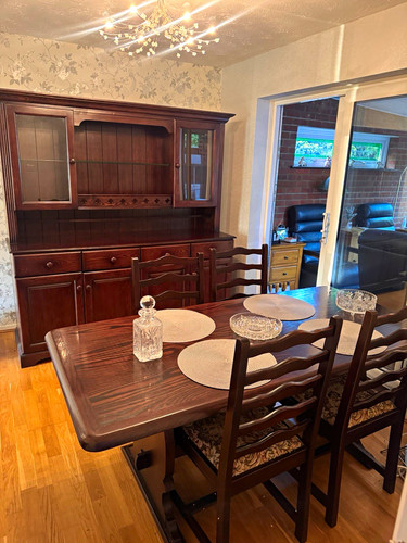 Bespoke solid oak dining suite - solid,