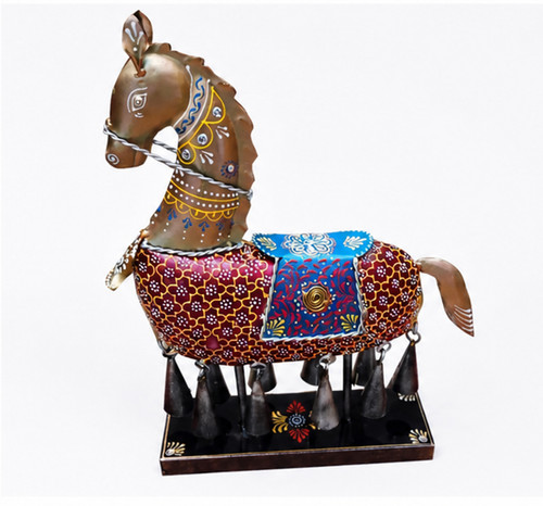 Handcrafted metal horse - handcrafted,